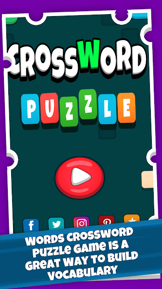 Words Crossword Puzzle Game