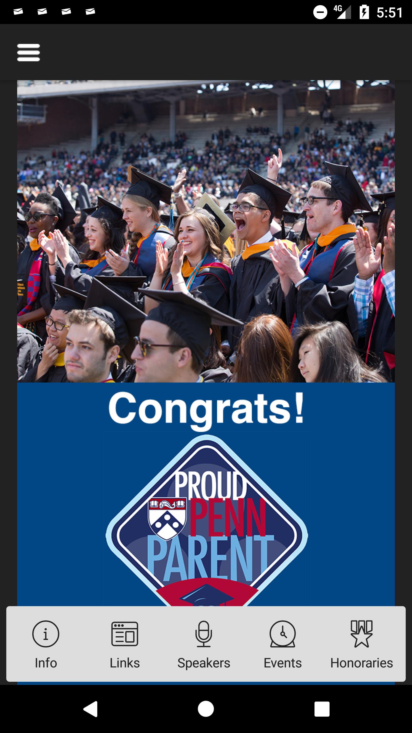 Penn Commencement App