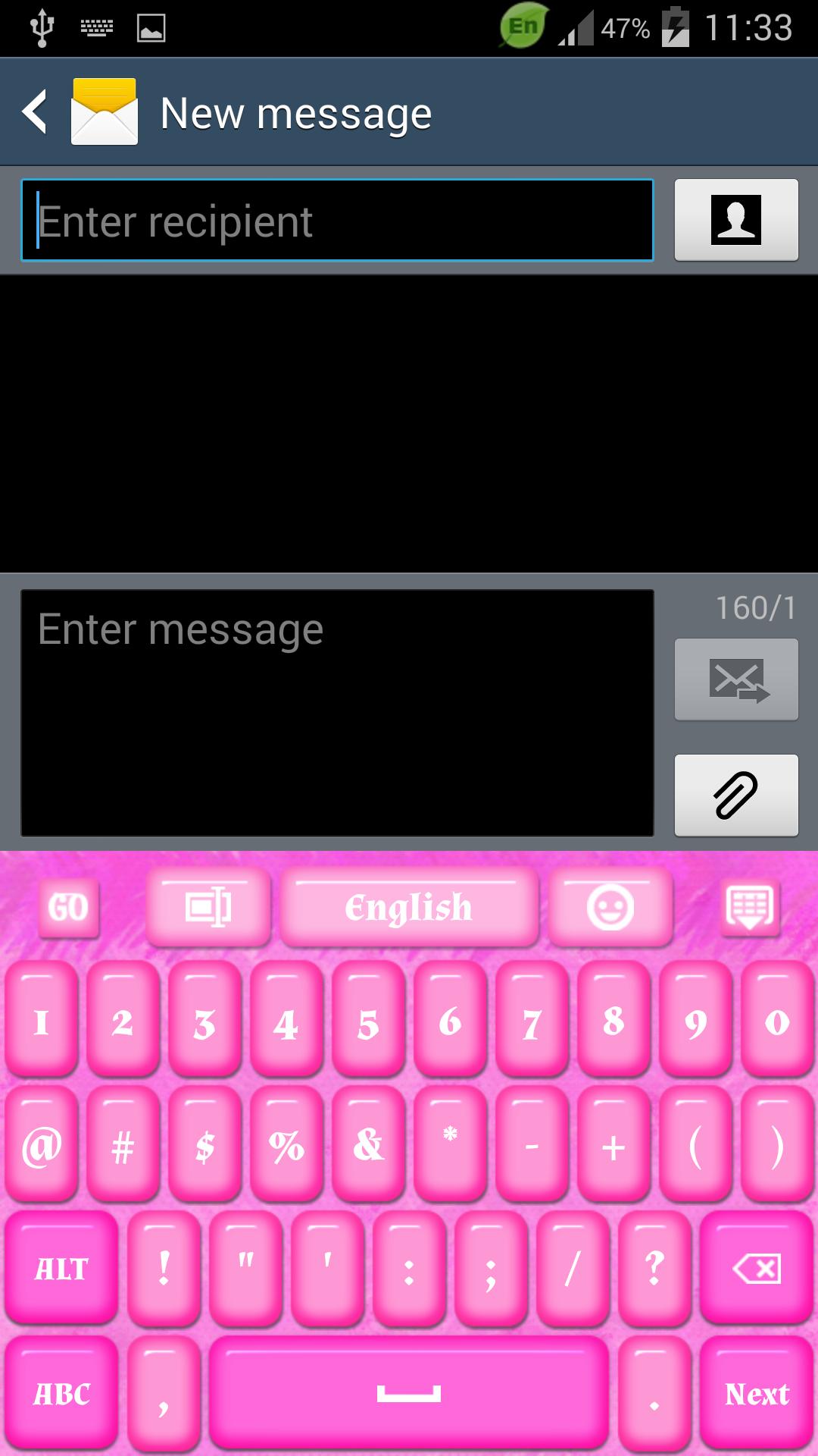 Pink Colors Keyboard