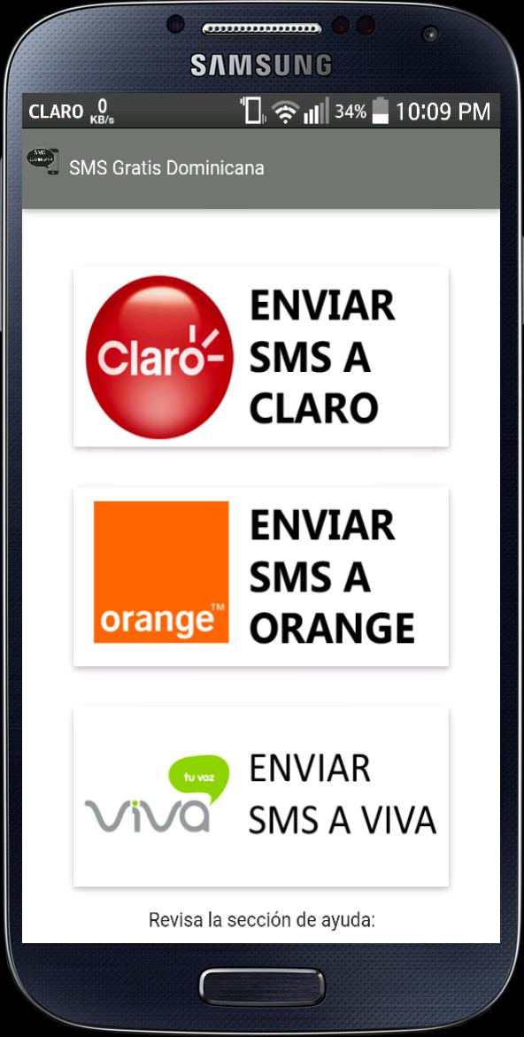 SMS Gratis Dominicana