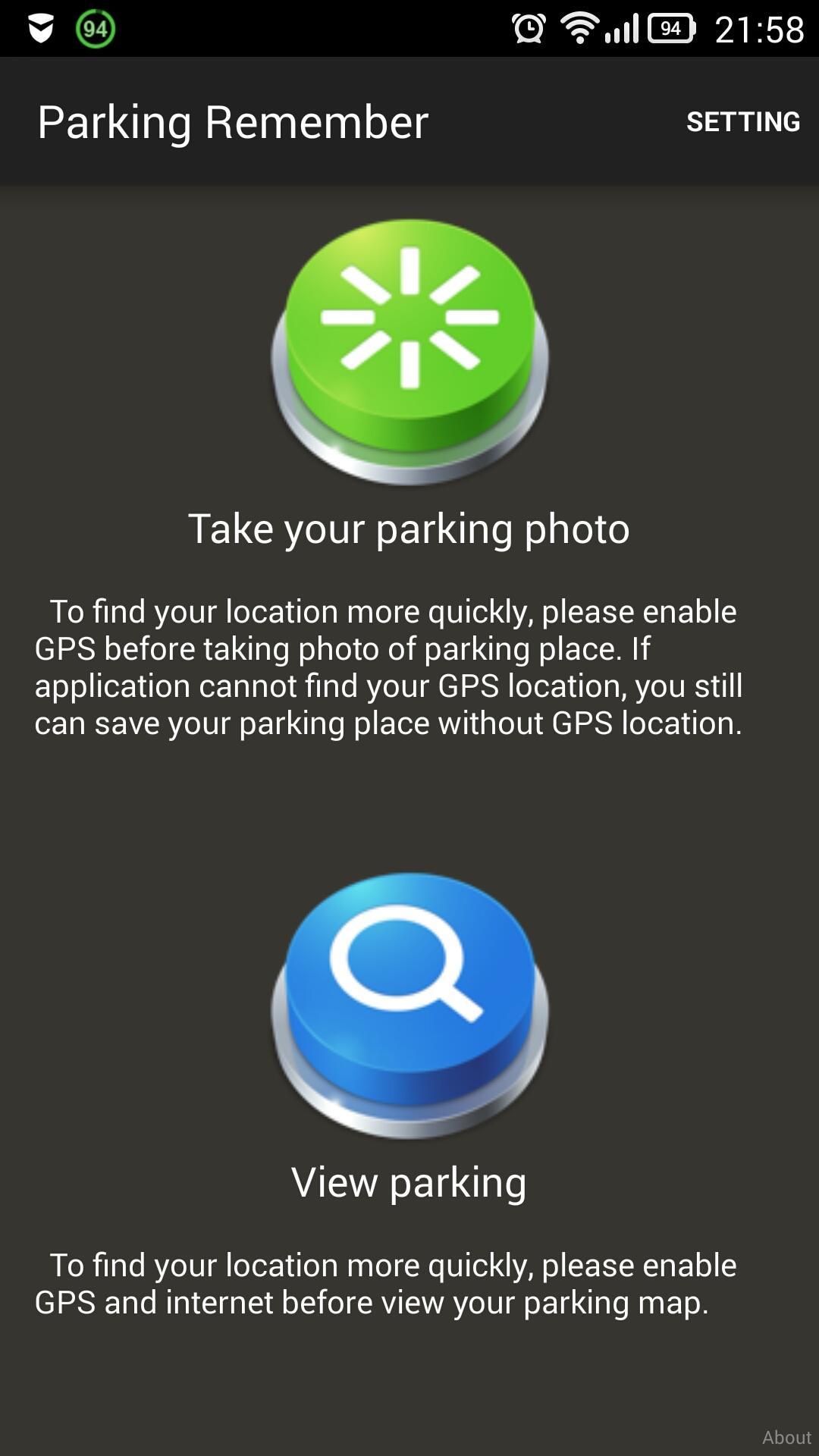 Parking Remember Plus