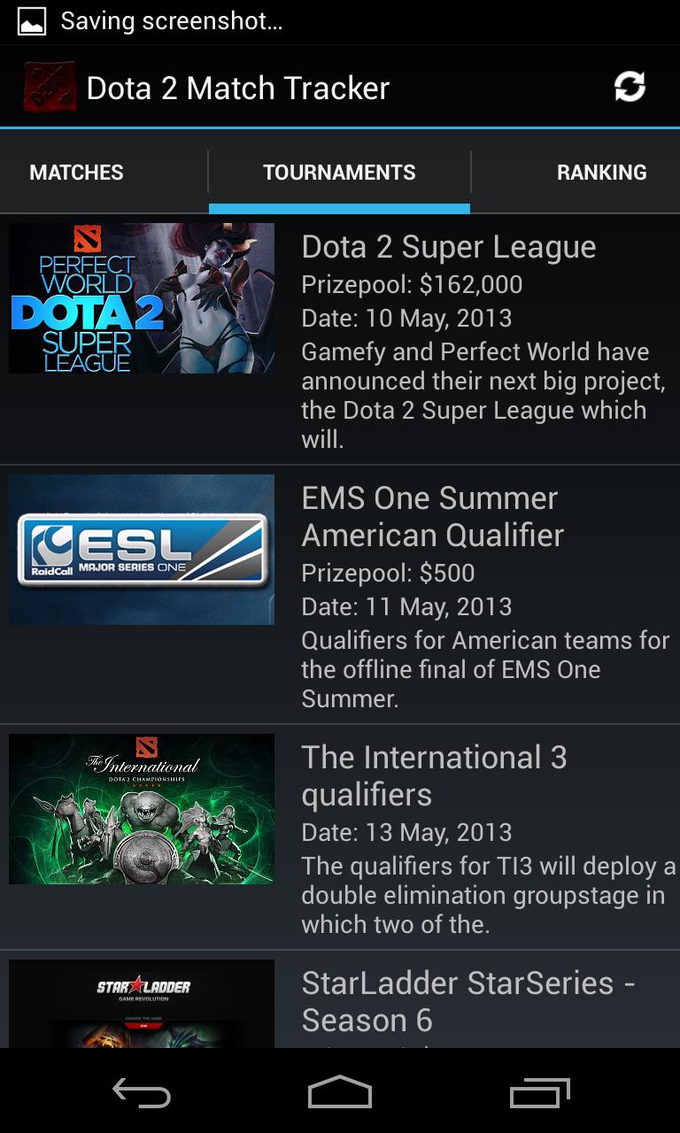 Dota 2 Match Tracker