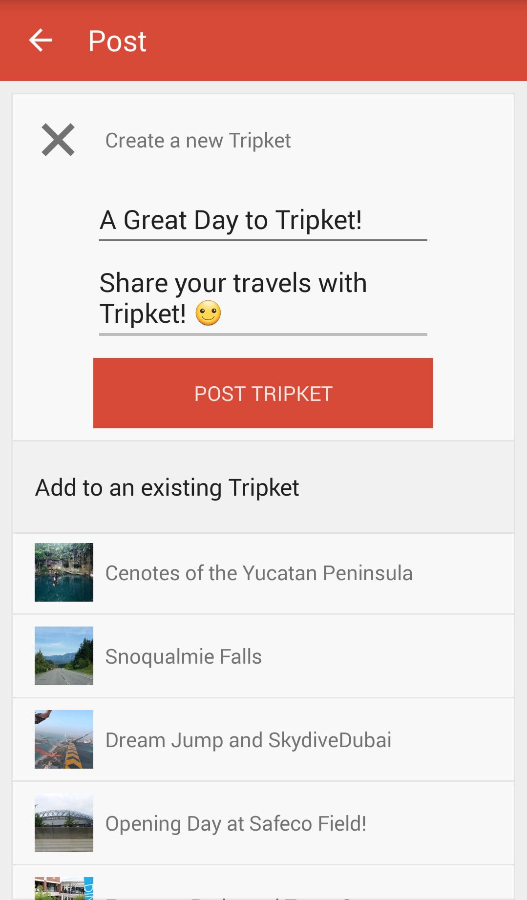 Tripket
