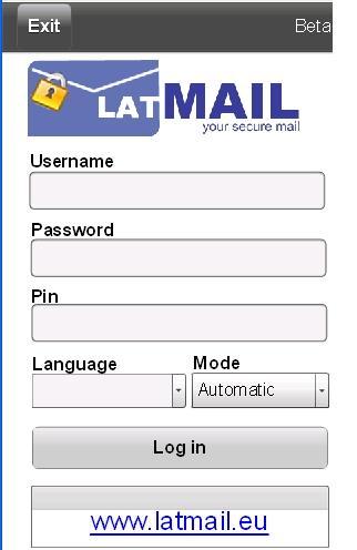 Secure mail - LatMAIL
