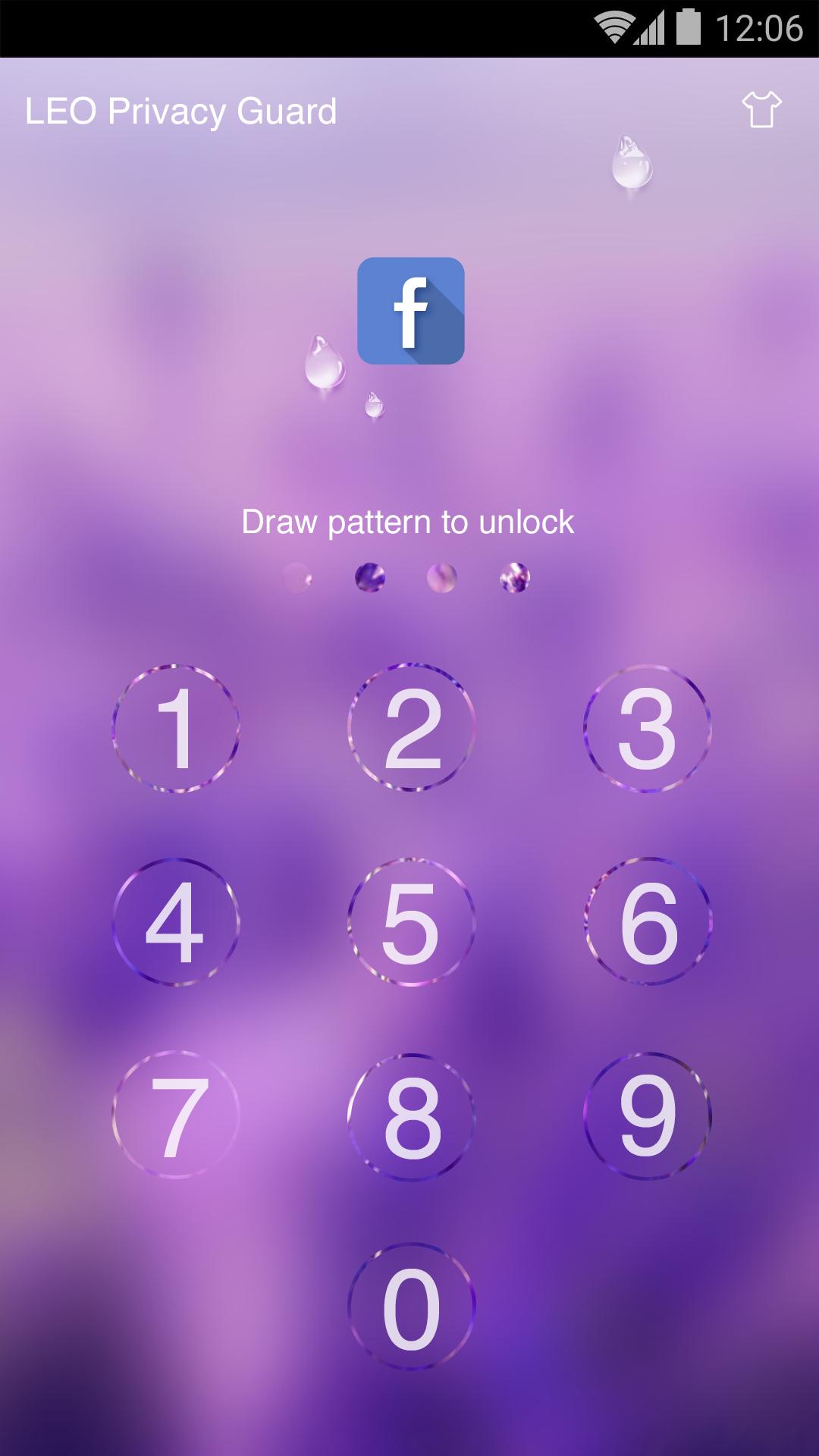 AppLock Theme - Lavender