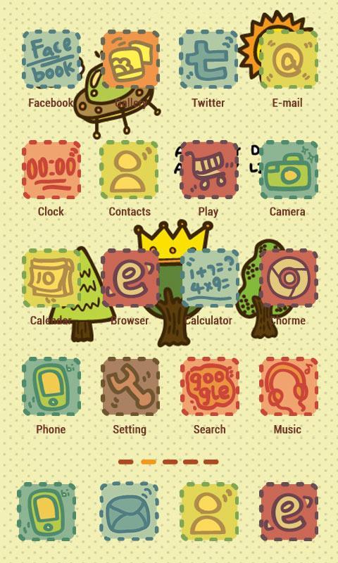 UFO Theme - ZERO launcher