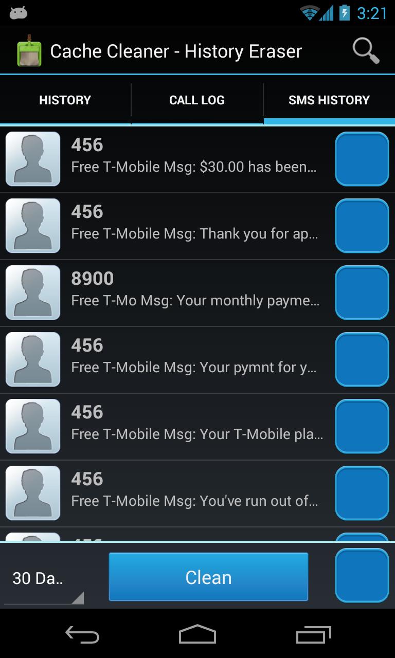 Cache Cleaner - History Eraser