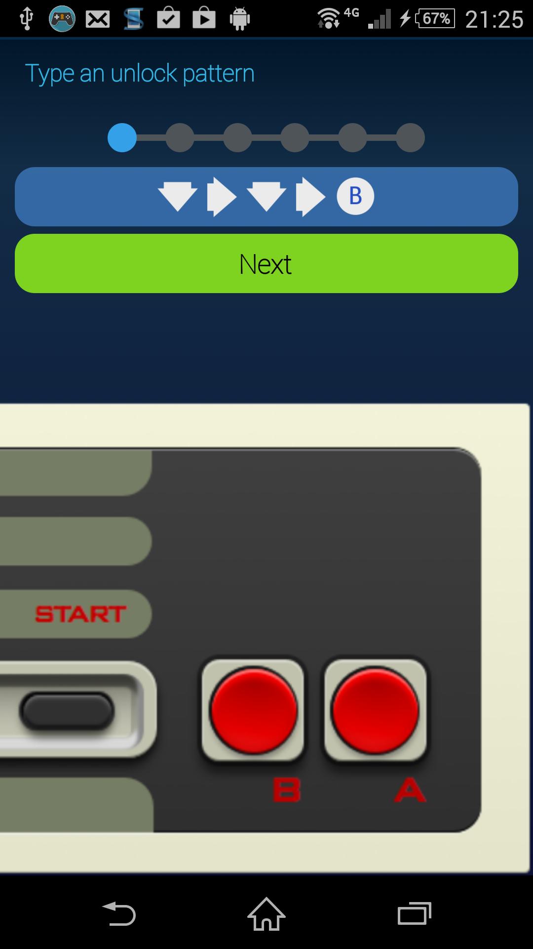 Gamepad Screen Locker