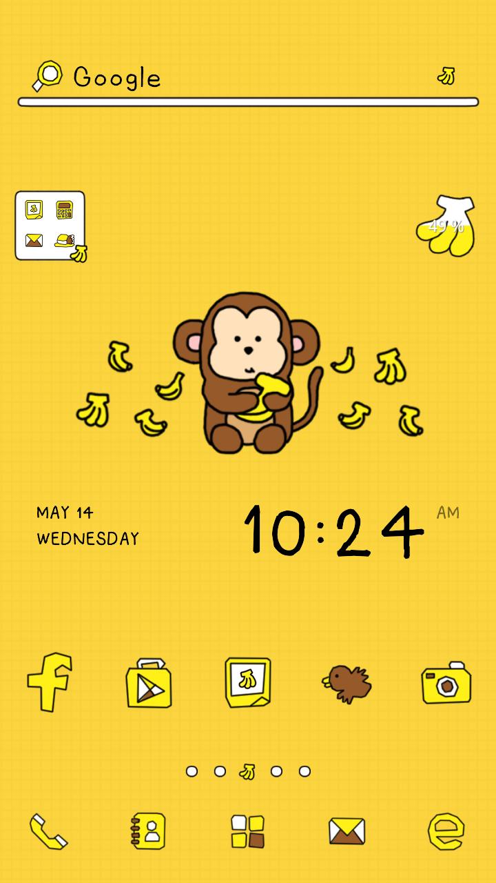 Monkey dodol launcher theme