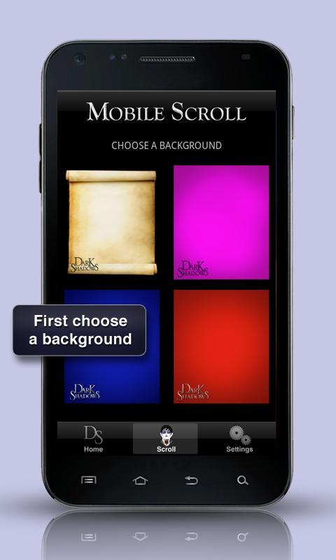 Dark Shadows Mobile Scroll