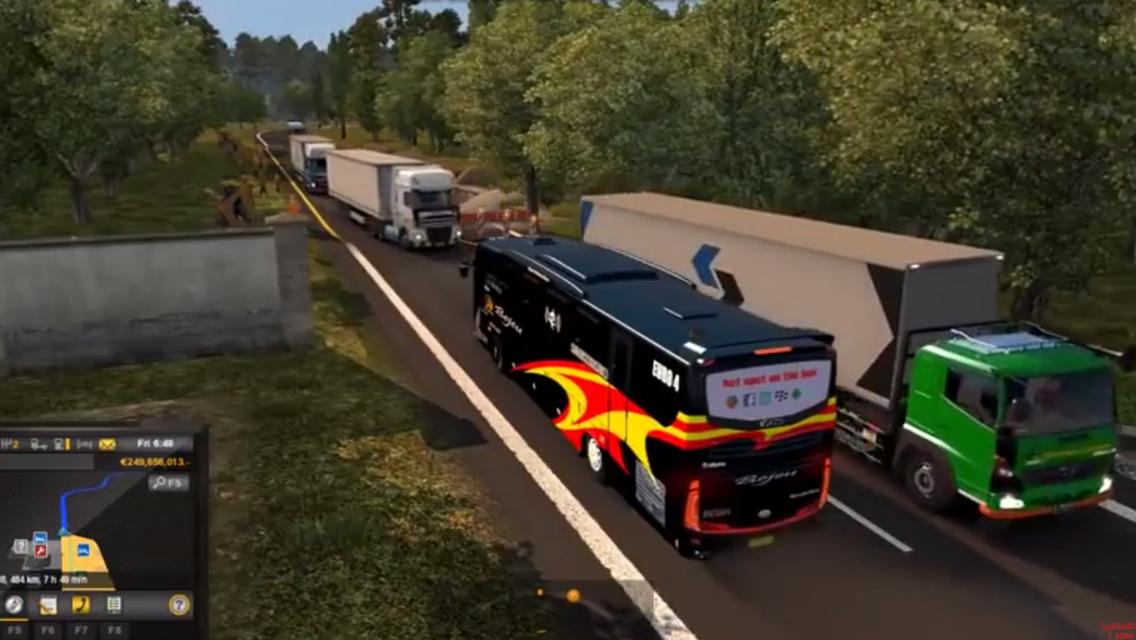 Simulator bus Indonesia Lintas Jawa