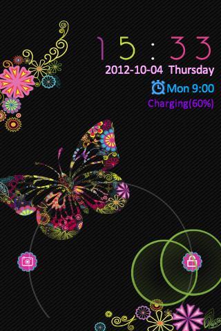 Go Locker Colorful Butterfly