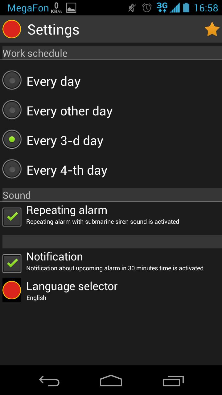 Alarm clock for shift work