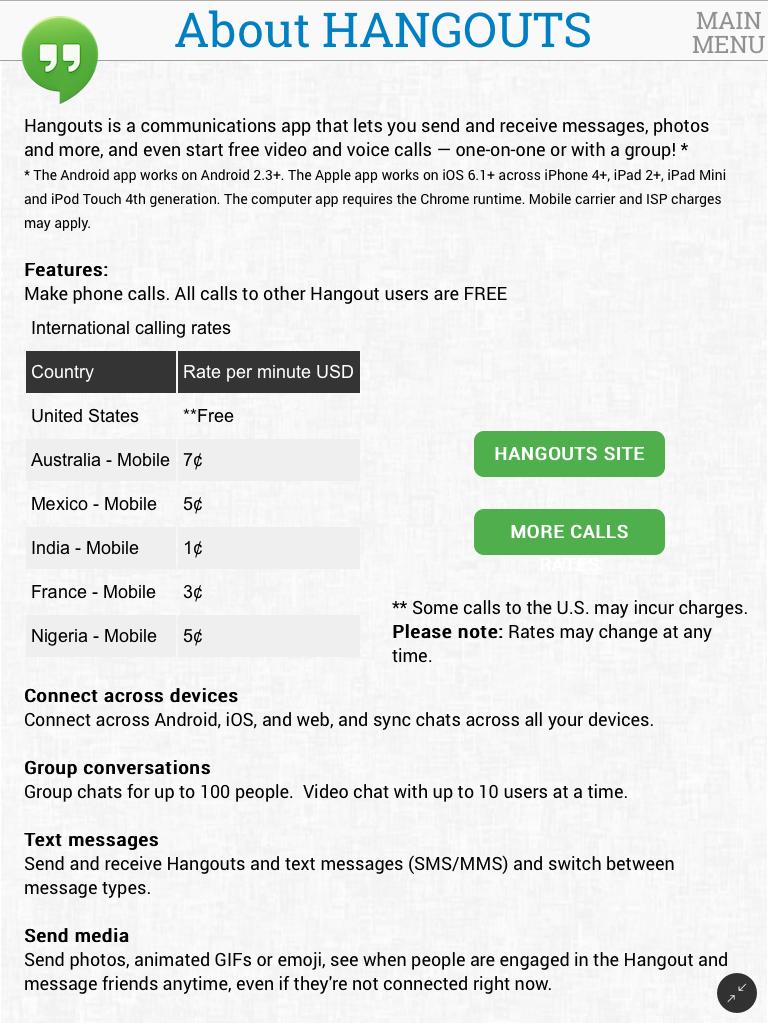Video Call Apps Information