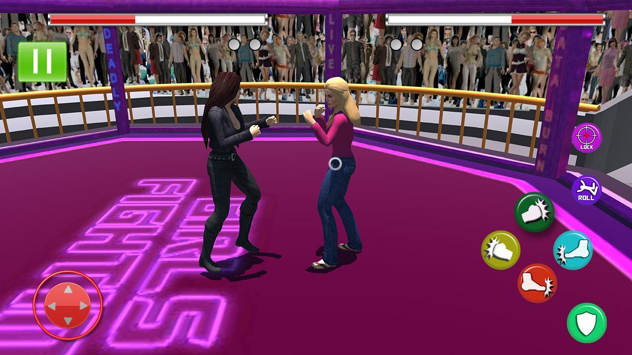 Girl mma fighting clash game