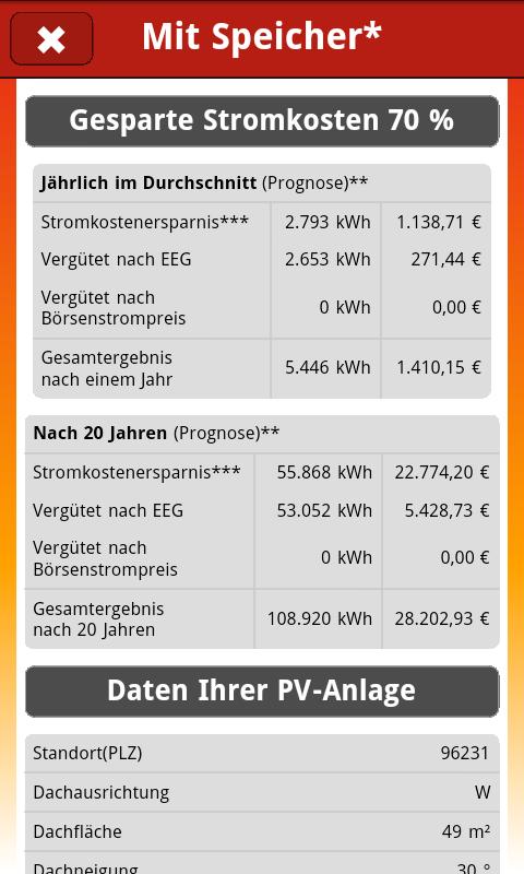 IBC SOLAR StromRechner