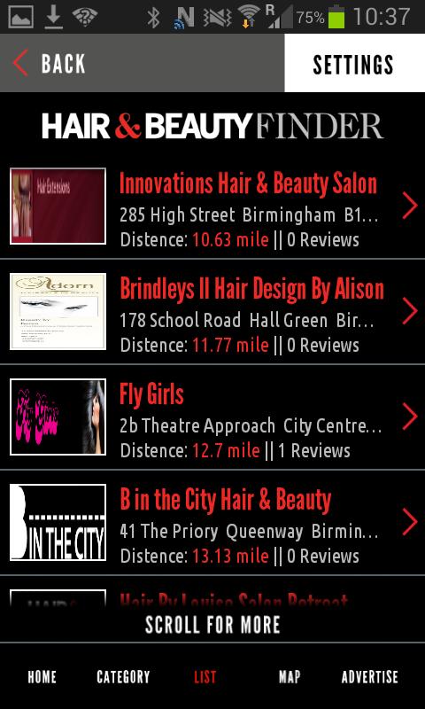 Hair and Beauty Finder