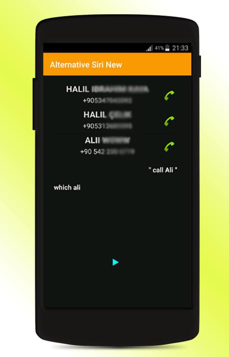 Alternative Siri New
