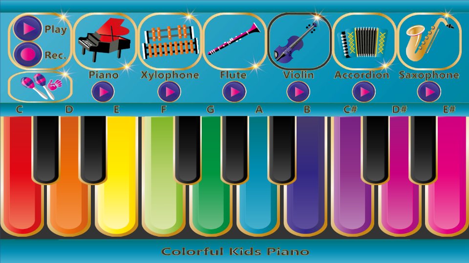 Colorful Kids Piano