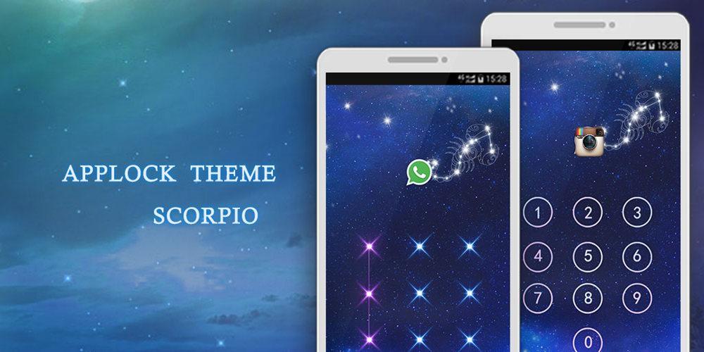 AppLock Theme Scorpio zodiac