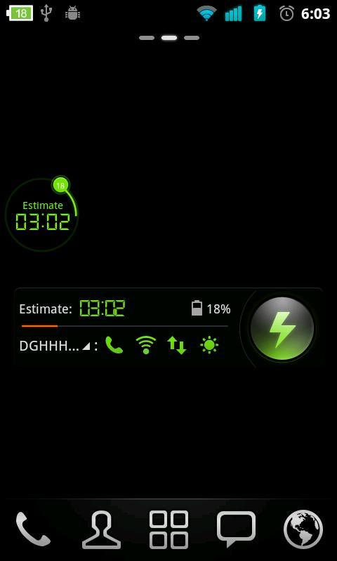 Simple Theme GO Power Battery