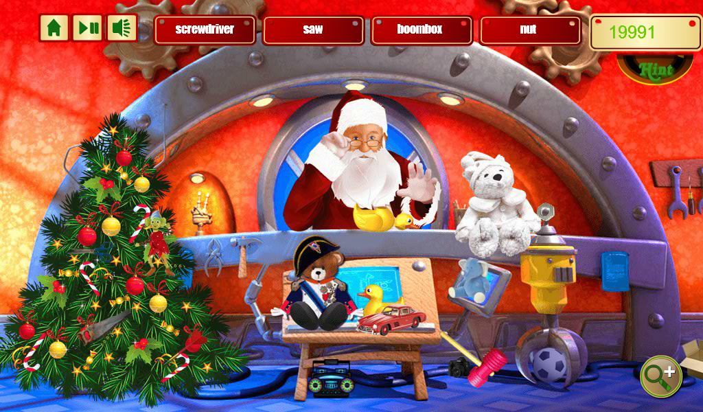Hidden Object Santa Workshop