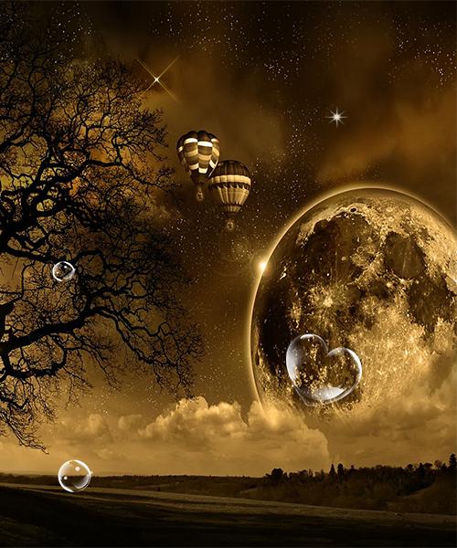 Romantic Moon Live Wallpaper