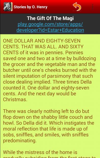 English Short Story - O.Henry