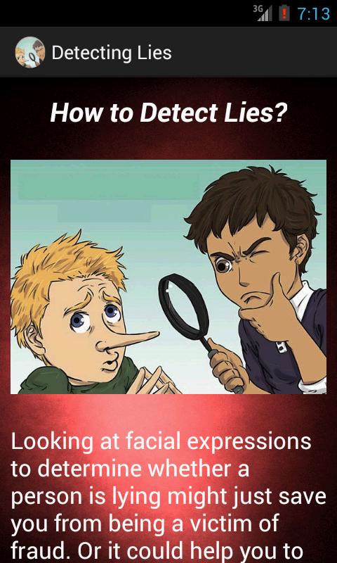 Detecting Lies