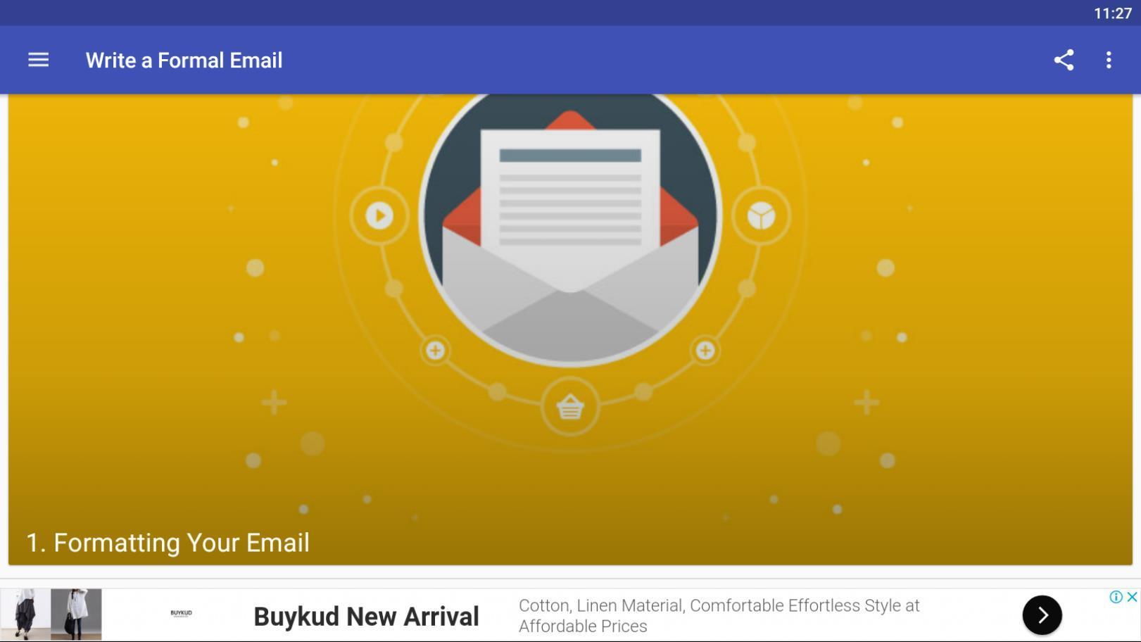 Write a Formal Email