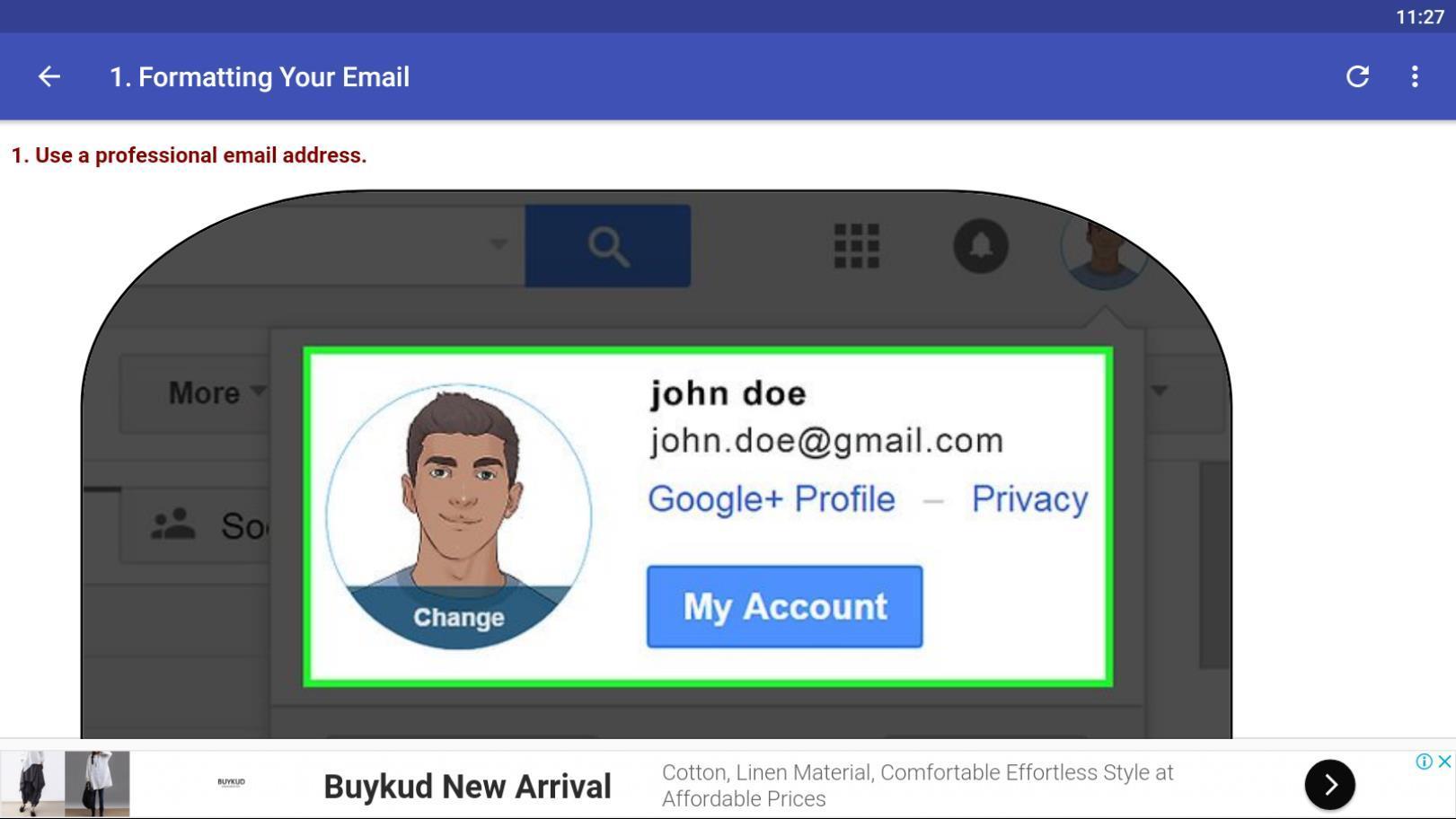 Write a Formal Email