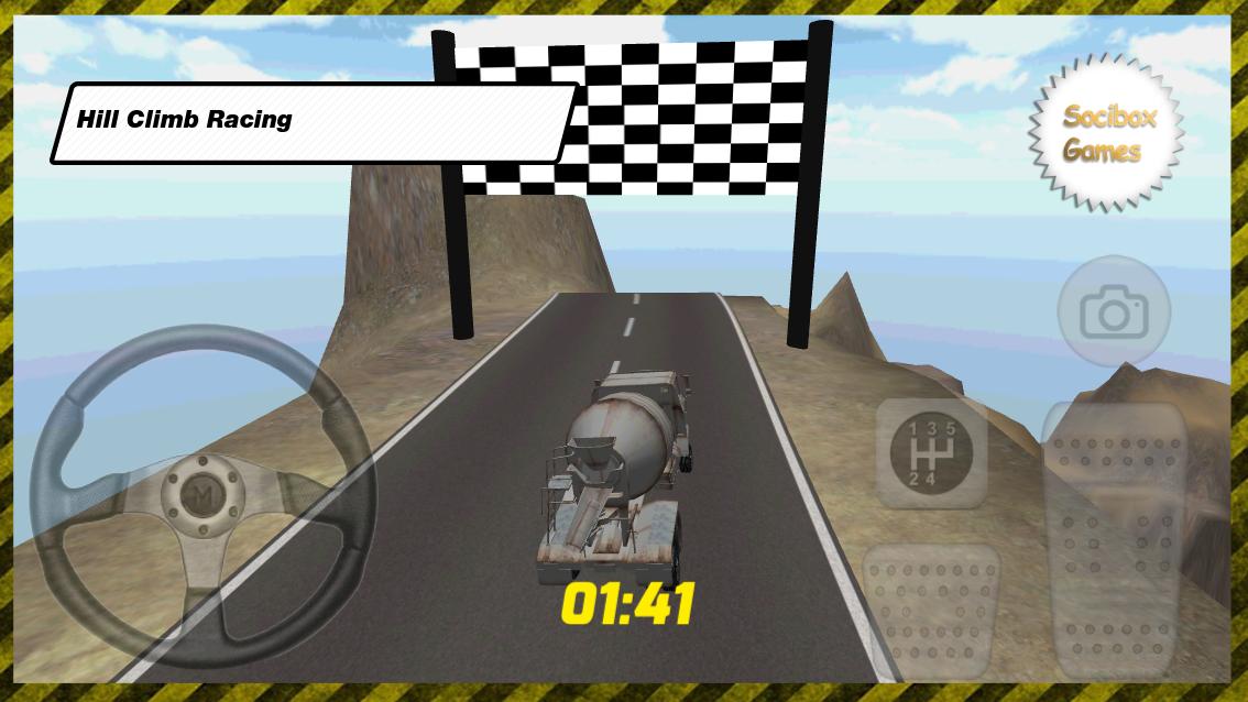 Cement Truck Driving