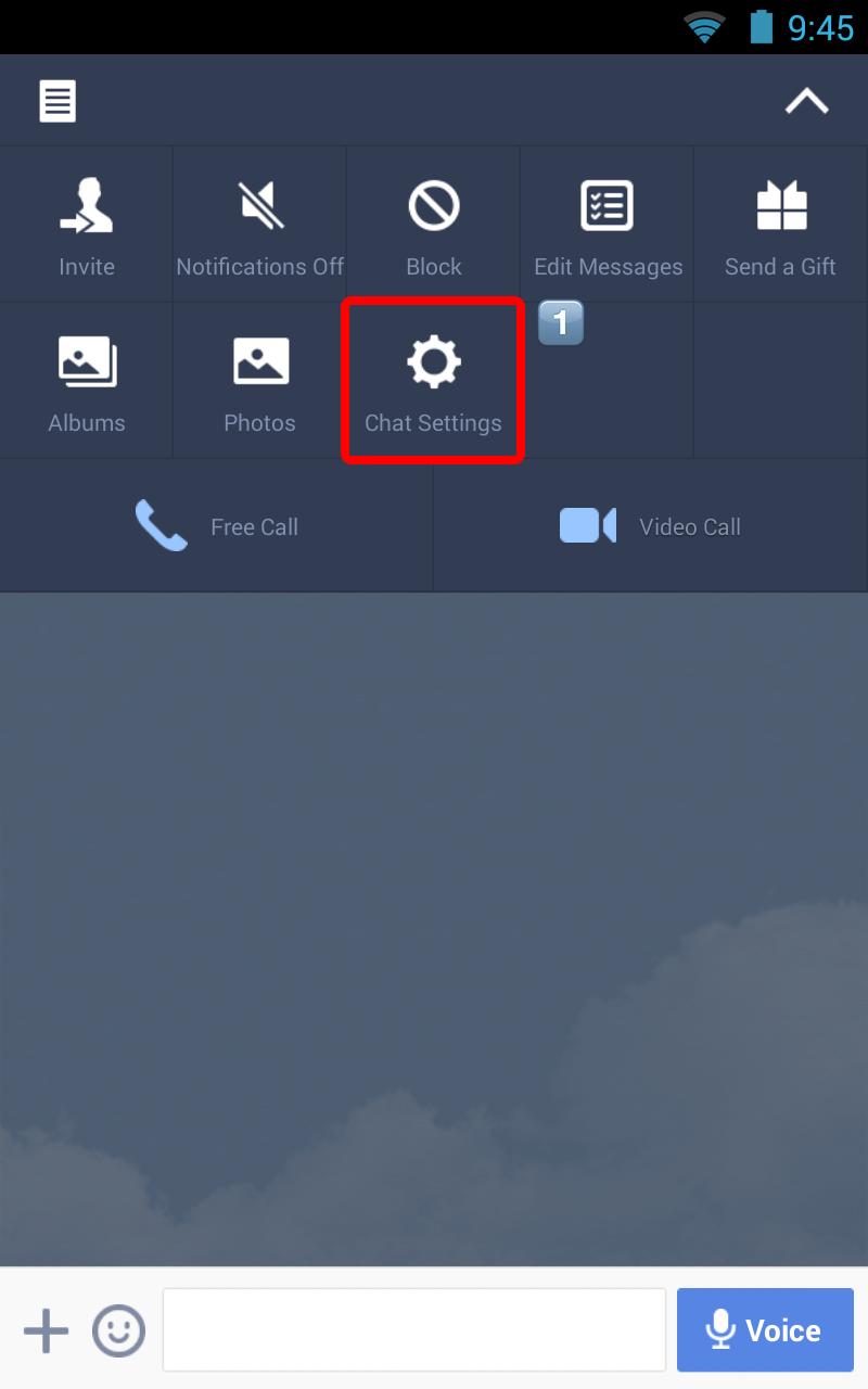 Backup Text for LINE