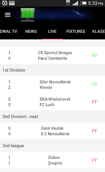Jadwal Siaran Langsung