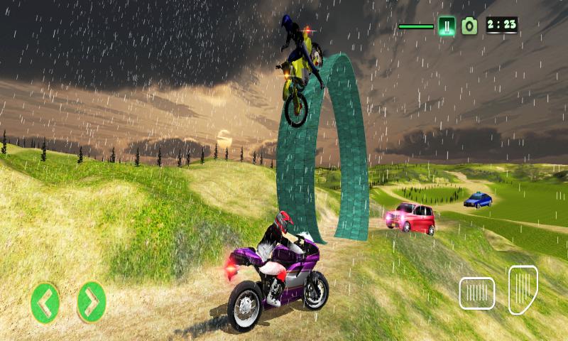 Off-Road Moto Race Mountain