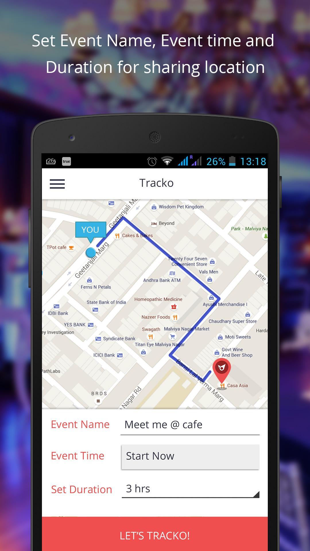 Tracko - Realtime Tracking