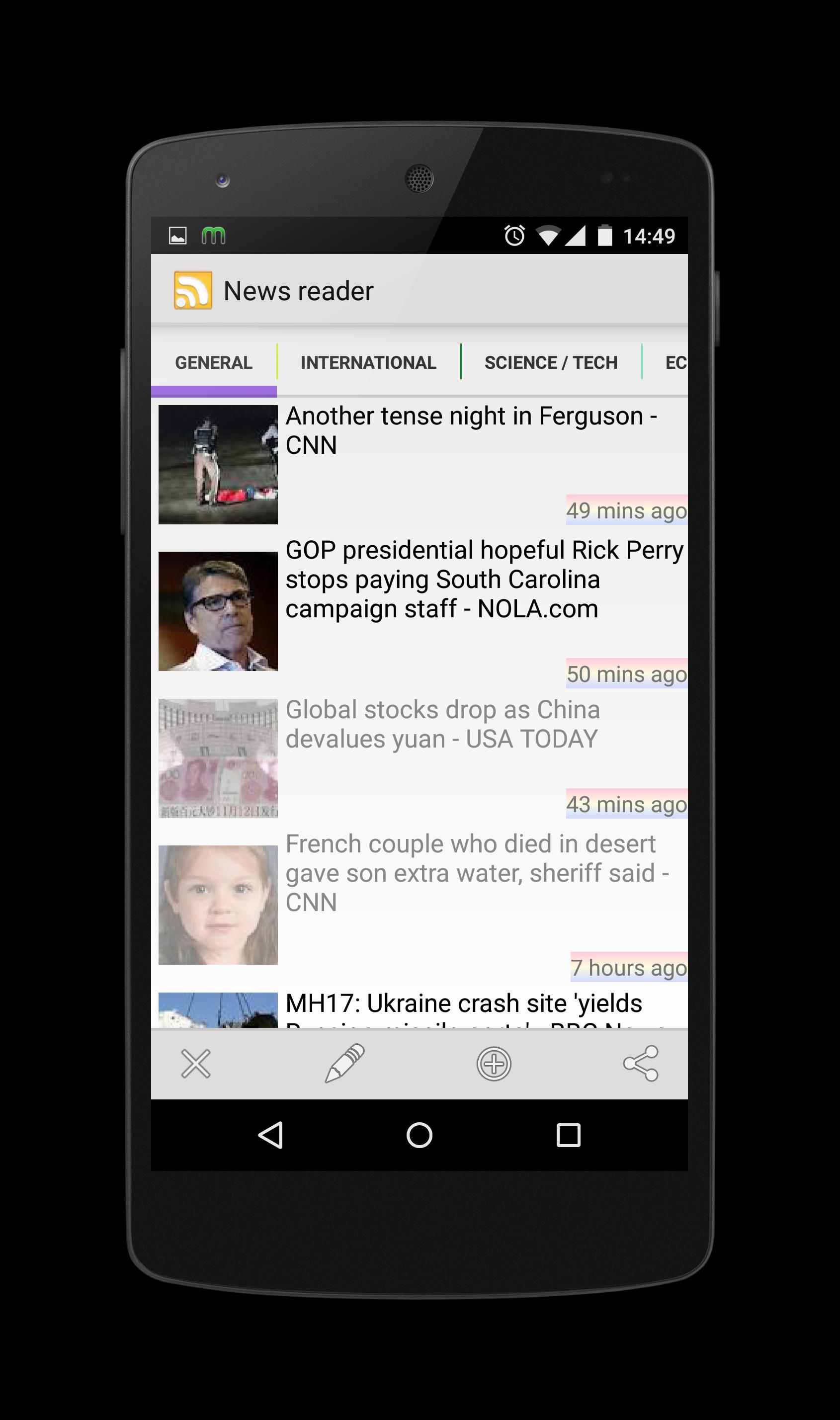 news reader rss and widget