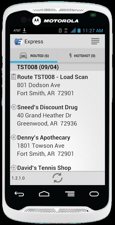 Express Courier Mobilescan