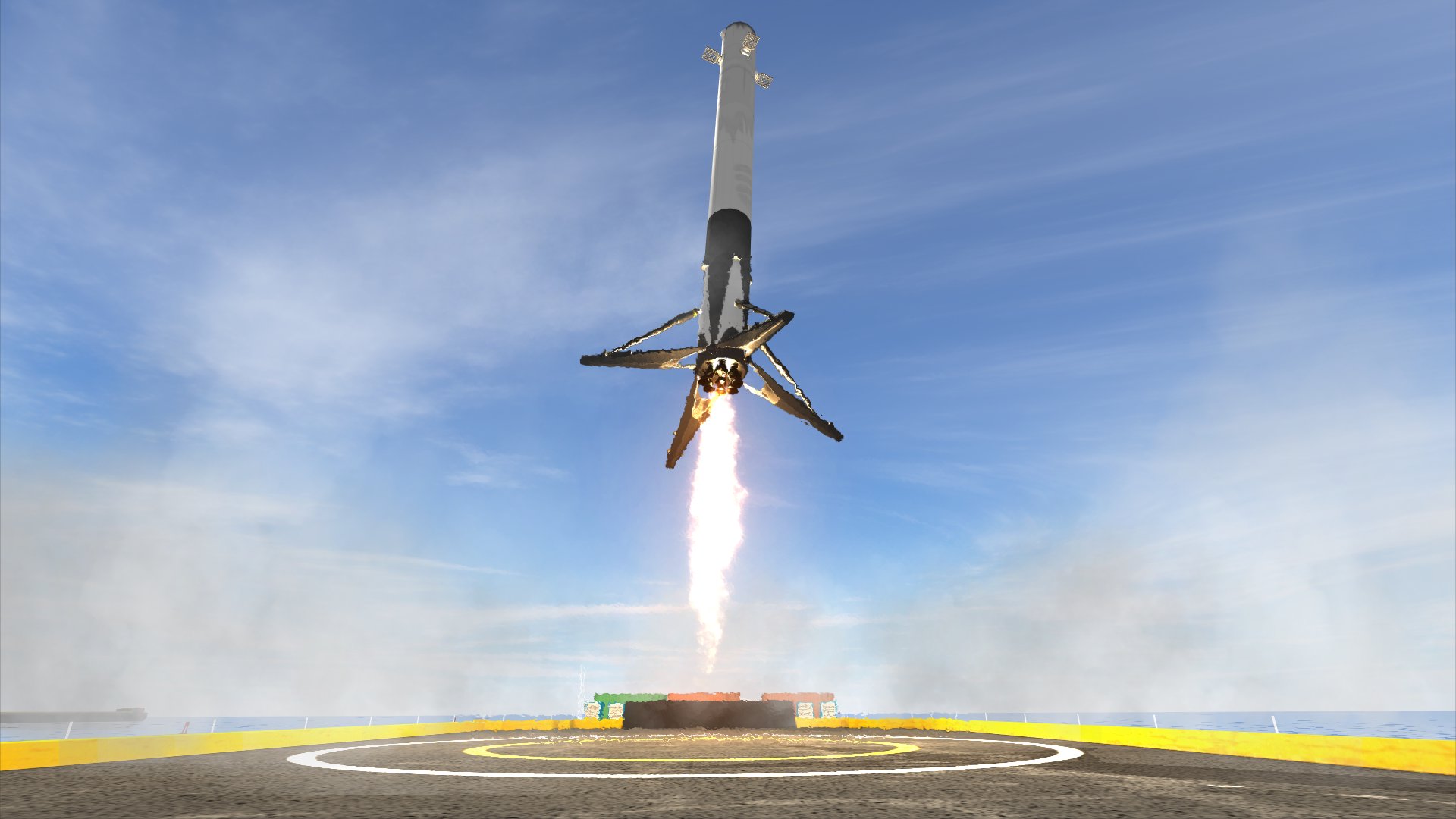 First Stage Landing Simulator