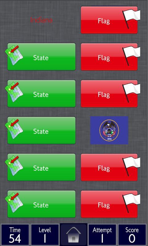 USA States Geography Memory