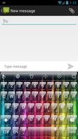 Keyboard Theme Glass Rainbow