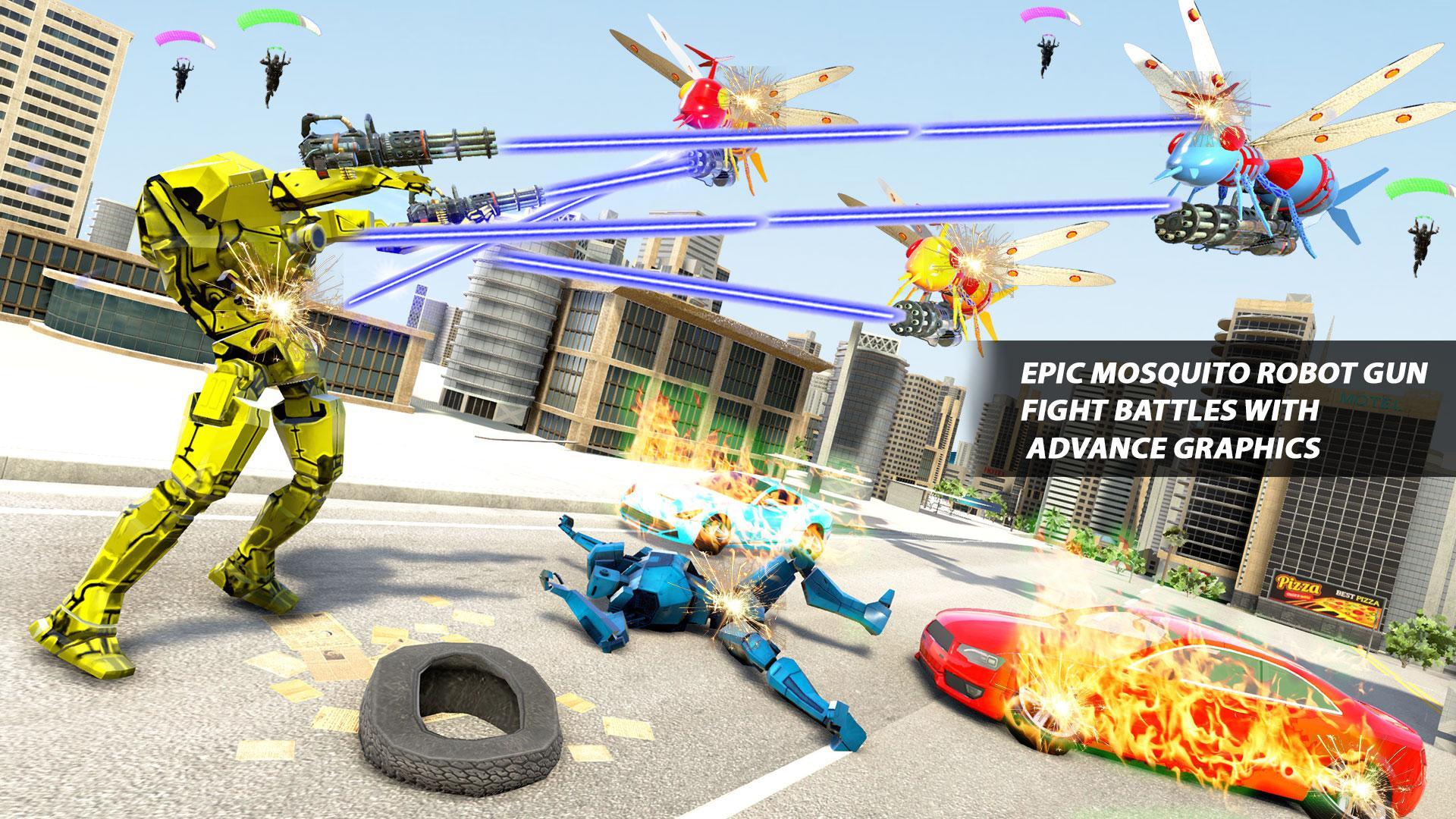 Mosquito Robot Transforming Ga