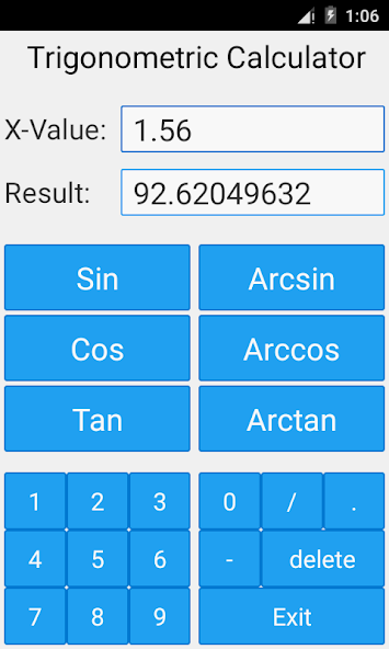 Trigonometric Calculator