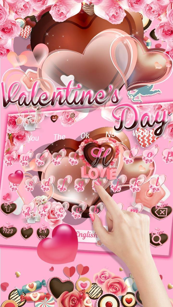 Chocolate Love Keyboard Theme