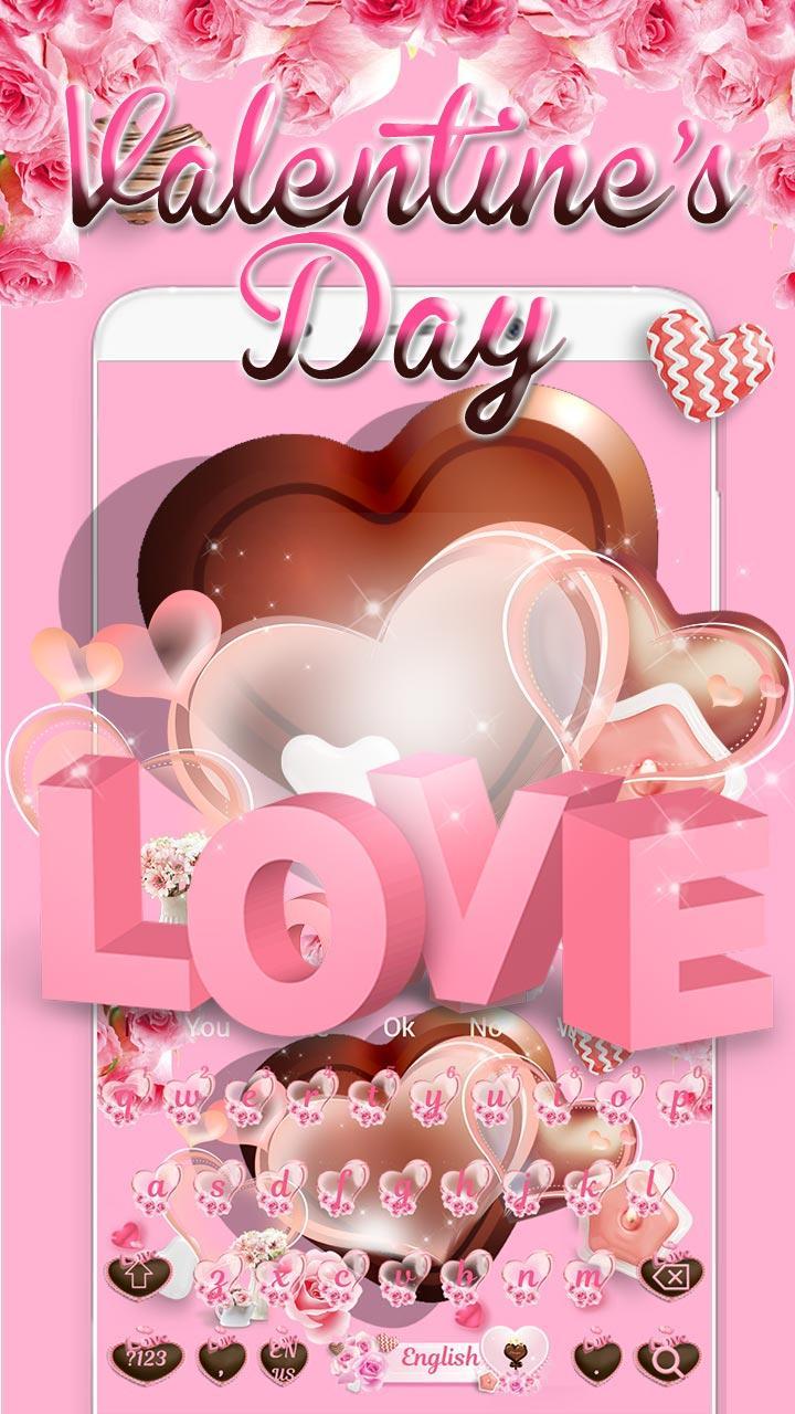 Chocolate Love Keyboard Theme