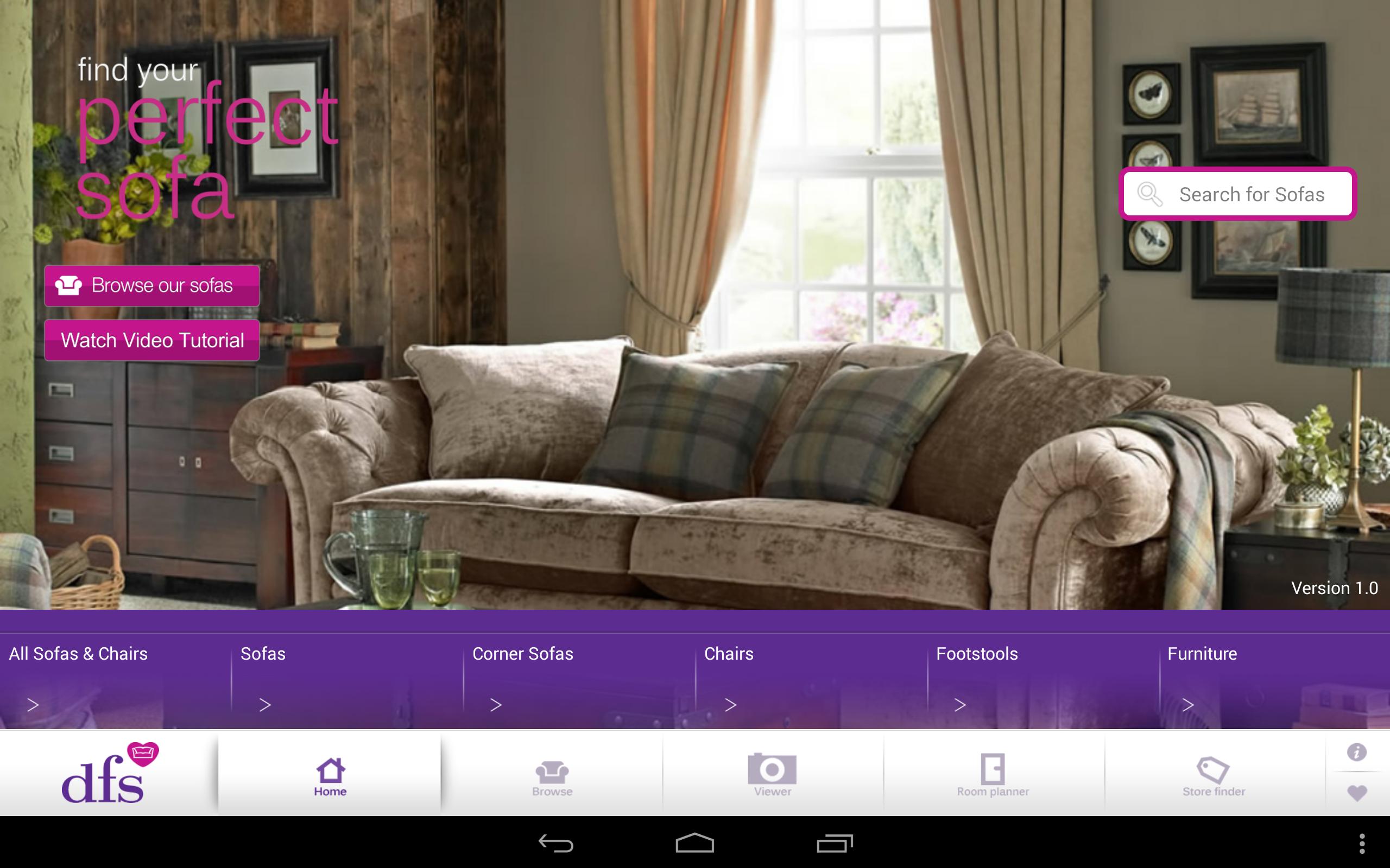 DFS Sofa and Room Planner