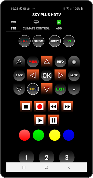 Remote Control for Sky/Directv