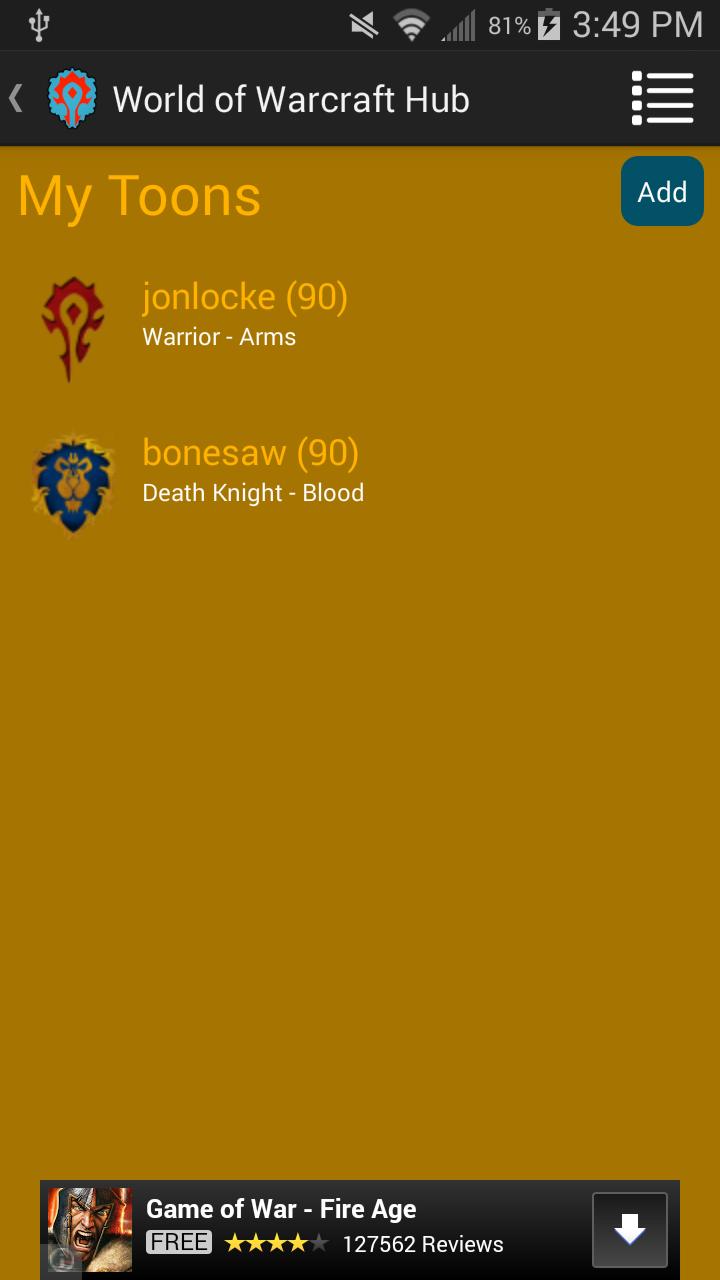 World of Warcraft Hub