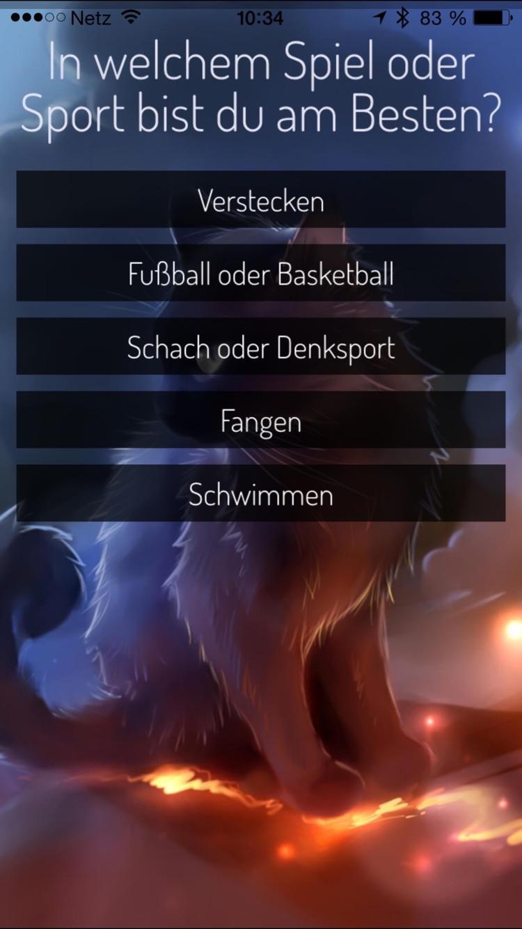 Warrior Cats - Test Quiz Spiel