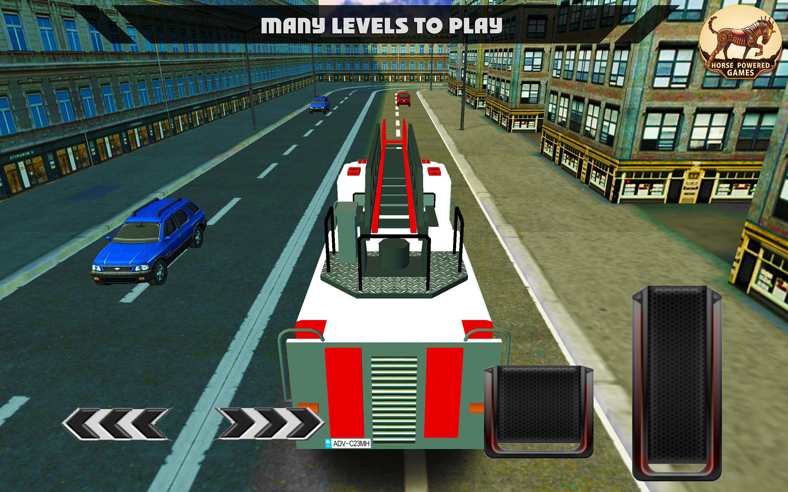 Firefighter Fire Truck Parking